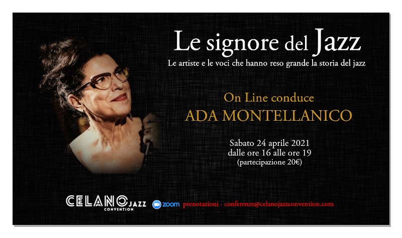 Ada Montellanico, Le signore del jazz: una masterclass online per Celano Jazz Convention